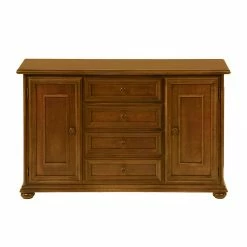 Montreux Commande Arabella - Tulipier partiellement massif - Teinté et verni à l'ancienne