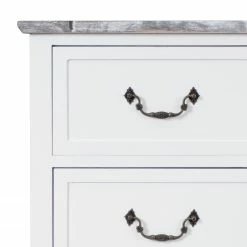Maison Belfort Buffet Bellfield - Hauteur : 77 cm 10 Maison Belfort Buffet Bellfield - Hauteur : 77 cm -loftscape Boutique kommode bellfield paulownia massiv weiss 77 cm 4347364