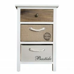 Maison Belfort Étagère Gilberton - Hauteur : 57 cm -loftscape Boutique kommode gilberton paulownia massiv weiss braun 57 cm 4345248