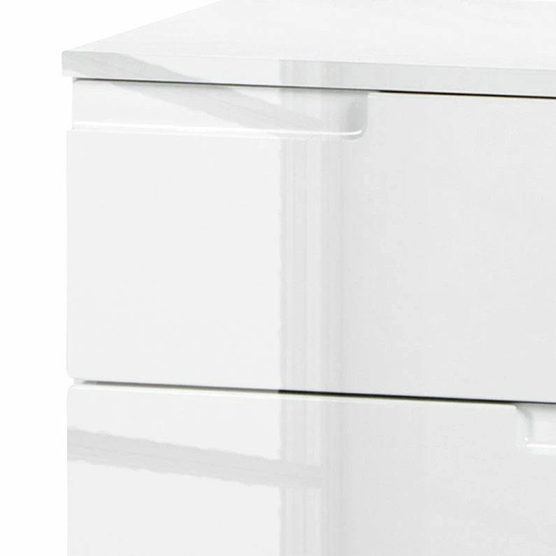 Fredriks Commode Larado II - Blanc brillant / Blanc 4 Fredriks Commode Larado II - Blanc brillant / Blanc – Image 2