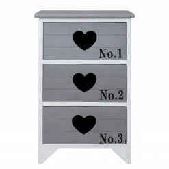 Maison Belfort Buffet Malanda - Hauteur : 60 cm -loftscape Boutique kommode malanda paulownia massiv grau 4347444