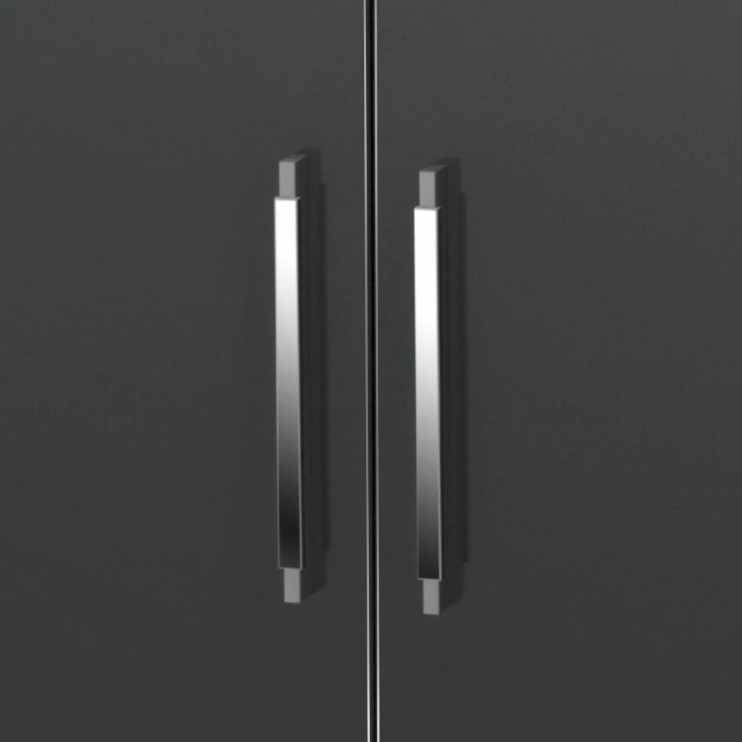 Maja Möbel Commode Merit - Gris brillant / Blanc 5 Maja Möbel Commode Merit - Gris brillant / Blanc – Image 3