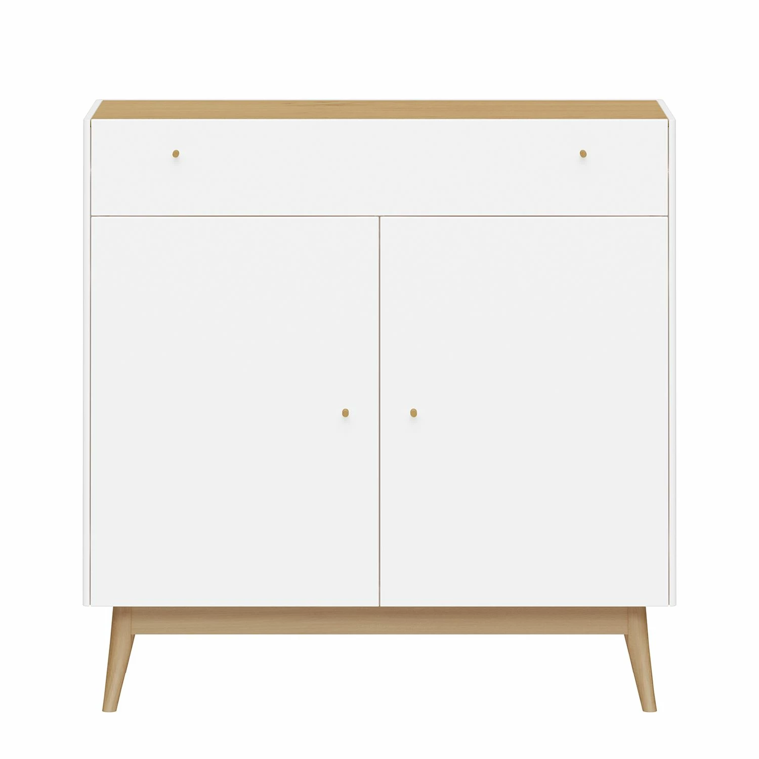 Germania Commode Monteo I - Blanc / Chêne 6 Germania Commode Monteo I - Blanc / Chêne – Image 4