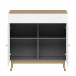 Germania Commode Monteo I - Blanc / Chêne 13 Germania Commode Monteo I - Blanc / Chêne -loftscape Boutique kommode monteo weiss eiche 4943336