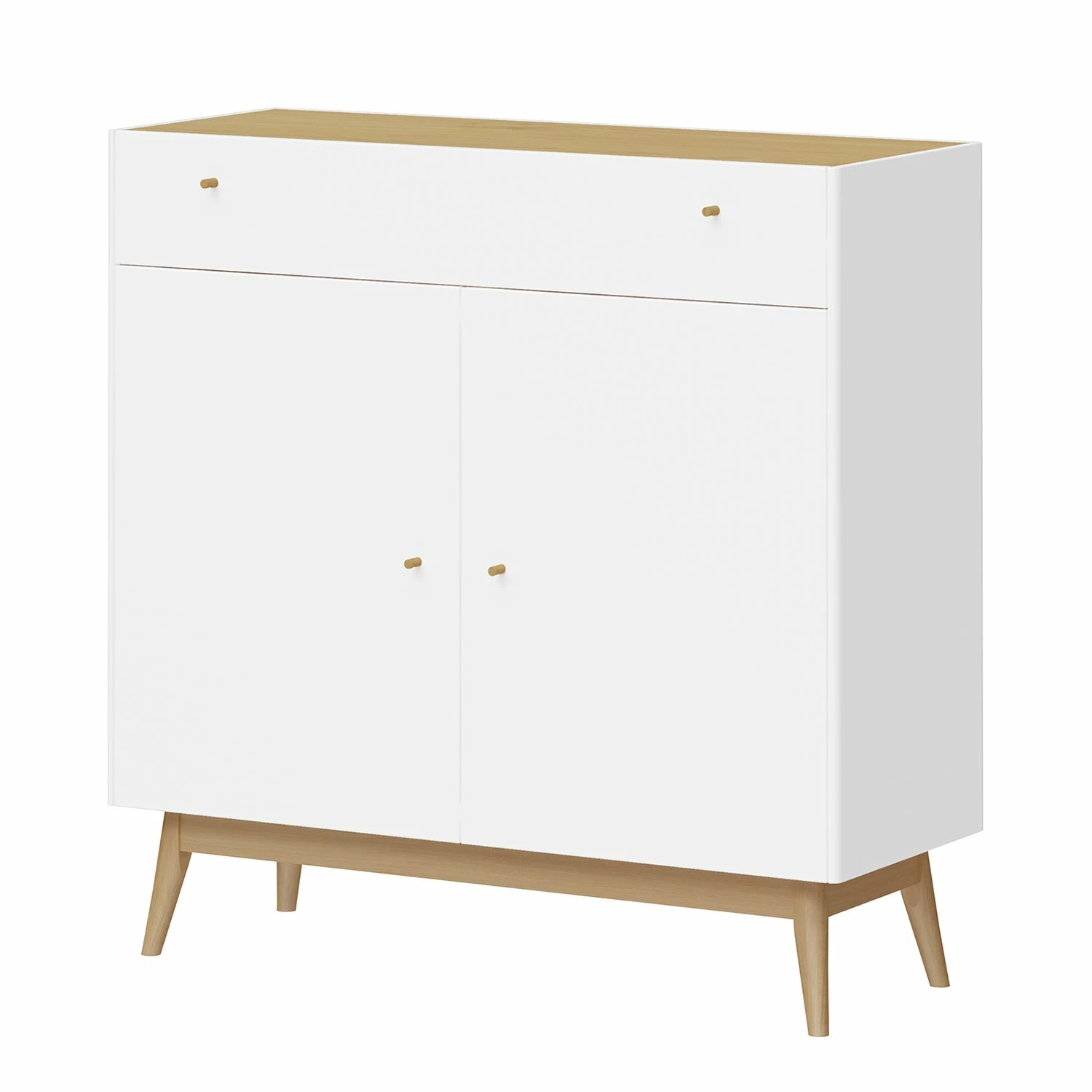 Germania Commode Monteo I - Blanc / Chêne 3 Germania Commode Monteo I - Blanc / Chêne