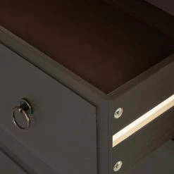 Ridgevalley Commode Straightly III - Marron -loftscape Boutique kommode straightly iii kiefer massiv braun 2148586