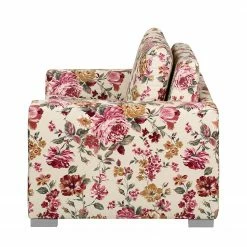 Mooved Fauteuil convertible Latina XII - Matière tissée - Beige / Rouge -loftscape Boutique latte 80 schlafsessel standard stoff komplett orleans 03 fuesse holz 4131772