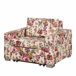 Mooved Fauteuil convertible Latina XII - Matière tissée - Beige / Rouge