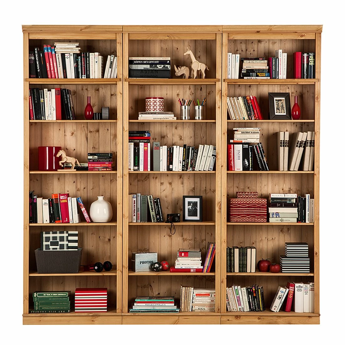 Maison Belfort Bibliothèque Lillehammer II - Pin massif - Epicéa naturel 7 Maison Belfort Bibliothèque Lillehammer II - Pin massif - Epicéa naturel – Image 6