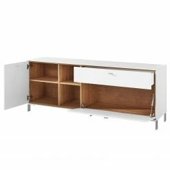 Germania Buffet Design2 I - Blanc / Imitation chêne de Navarre -loftscape Boutique lowboard design2 weiss navarra eiche 4821220