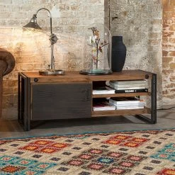 Ars manufacti Buffet Manchester I - Acacia massif / Métal -loftscape Boutique lowboard manchester i akazie massiv metall 4872844