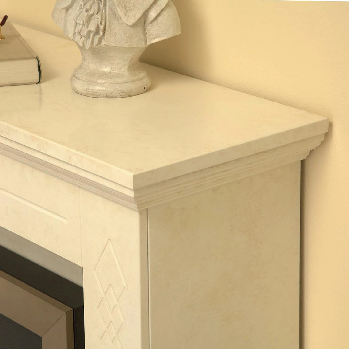 Montreux Cheminée électrique Missouri - Beige - Crème marbré 9 Montreux Cheminée électrique Missouri - Beige - Crème marbré – Image 7