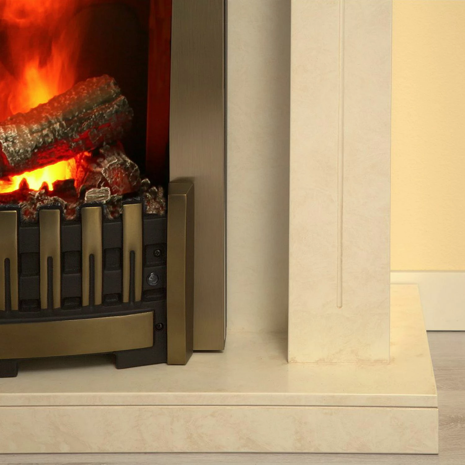 Montreux Cheminée électrique Missouri - Beige - Crème marbré 15 Montreux Cheminée électrique Missouri - Beige - Crème marbré – Image 13