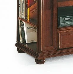 Montreux Meuble TV Palermo - Avec une tablette extractible, 1 tiroir, et 3 compartiments pour CD et DVD -loftscape Boutique montreux palermo fernseh kommode mit 1 auszug 1 schublade je drei faecher fuer cddvd m al wbr 0100a 2