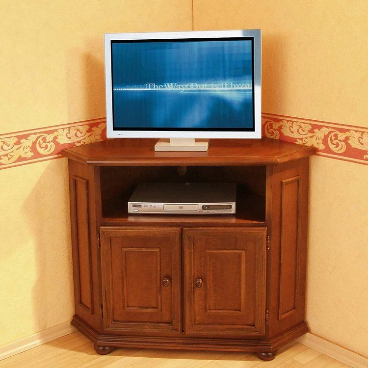 Montreux Meuble TV d'angle - Noyer 4 Montreux Meuble TV d'angle - Noyer – Image 2