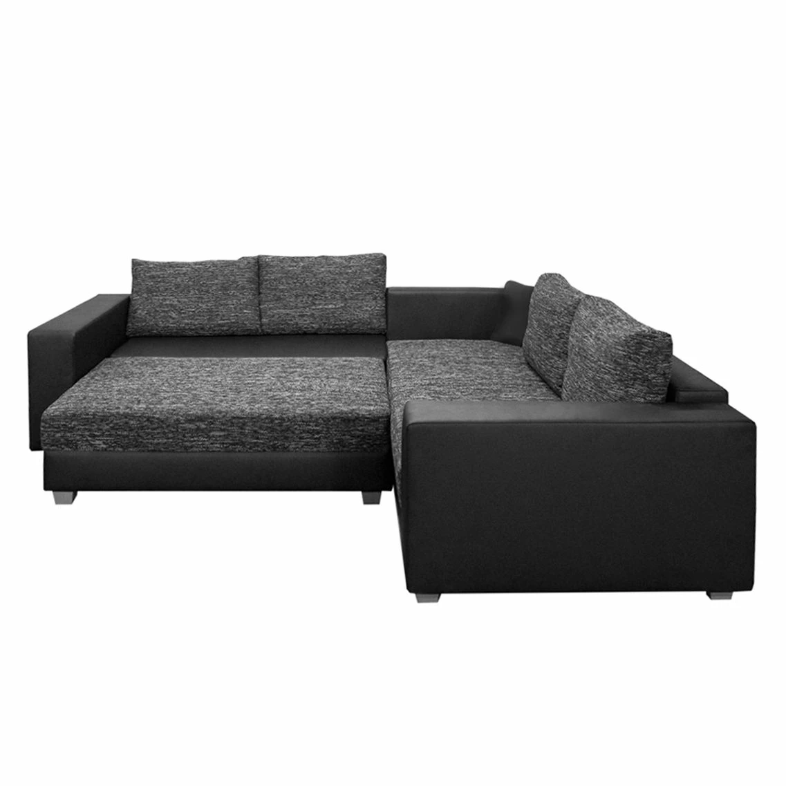 Fredriks Canapé d'angle Dublin I (convertible) - Noir / Anthracite - Largeur : 254 cm 6 Fredriks Canapé d'angle Dublin I (convertible) - Noir / Anthracite - Largeur : 254 cm – Image 4