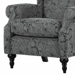 Ridgevalley Fauteuil à oreilles Ajana - Gris 8 Ridgevalley Fauteuil à oreilles Ajana - Gris -loftscape Boutique ohrensessel ajana strukturstoff grau 4697932