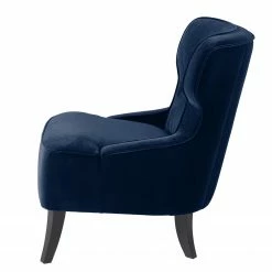 Maison Belfort Fauteuil à oreilles Audrey - Velours -loftscape Boutique ohrensessel audrey samt dunkelblau 4951120