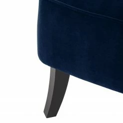 Maison Belfort Fauteuil à oreilles Audrey - Velours -loftscape Boutique ohrensessel audrey samt dunkelblau 4951132