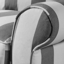 Maison Belfort Fauteuil Colmar - Gris - Sans repose-pieds 13 Maison Belfort Fauteuil Colmar - Gris - Sans repose-pieds -loftscape Boutique ohrensessel colmar mit hocker webstoff grau gestreift 308058