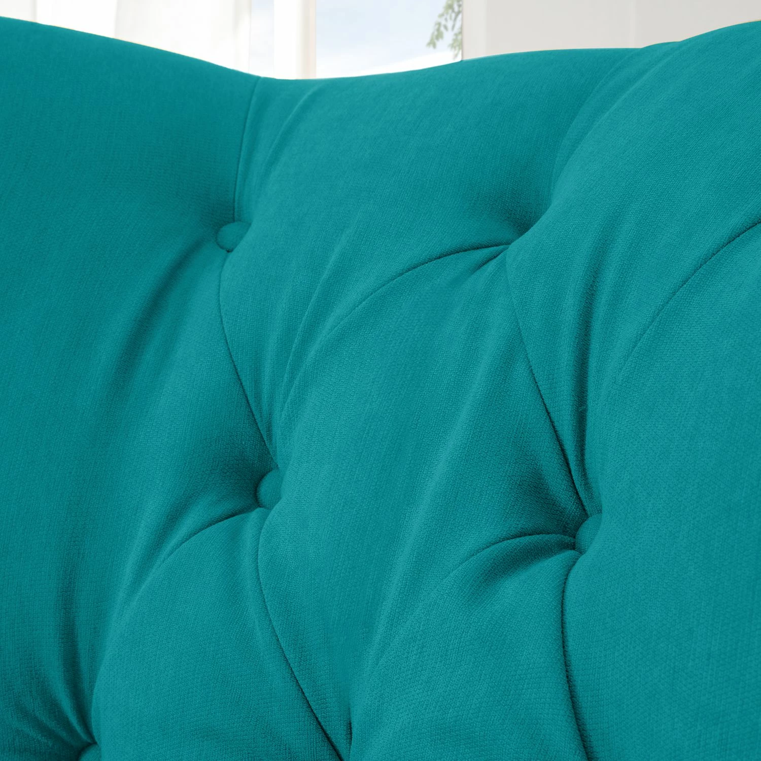 Norrwood Fauteuil à oreilles Feliz - Bleu pétrole 6 Norrwood Fauteuil à oreilles Feliz - Bleu pétrole – Image 4