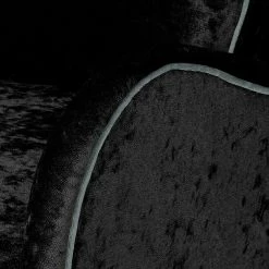 Red Living Fauteuil à oreilles Humphrey - Velours gris -loftscape Boutique ohrensessel humphrey samtstoff schwarz 382885