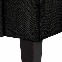 Mørteens Fauteuil à oreilles Josslyn - Tissu noir -loftscape Boutique ohrensessel josslyn webstoff schwarz 453346