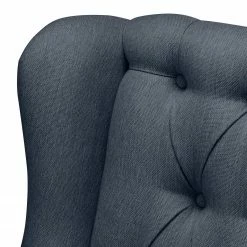 Maison Belfort Ensemble de salon Luro (2-1) - Bleu foncé -loftscape Boutique ohrensessel luro strukturstoff dunkelblau 4542544