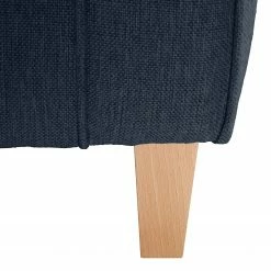 Maison Belfort Ensemble de salon Luro (2-1) - Bleu foncé -loftscape Boutique ohrensessel luro strukturstoff dunkelblau 4542552