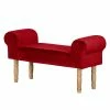 Maison Belfort Banc capitonné Banquette - Rouge -loftscape Boutique polsterbank banquette samt rot 2788586