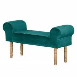 Maison Belfort Banc capitonné Banquette - Turquoise