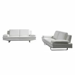 Fredriks Canapé modulable Yovanna (3 -2) - Cuir synthétique blanc