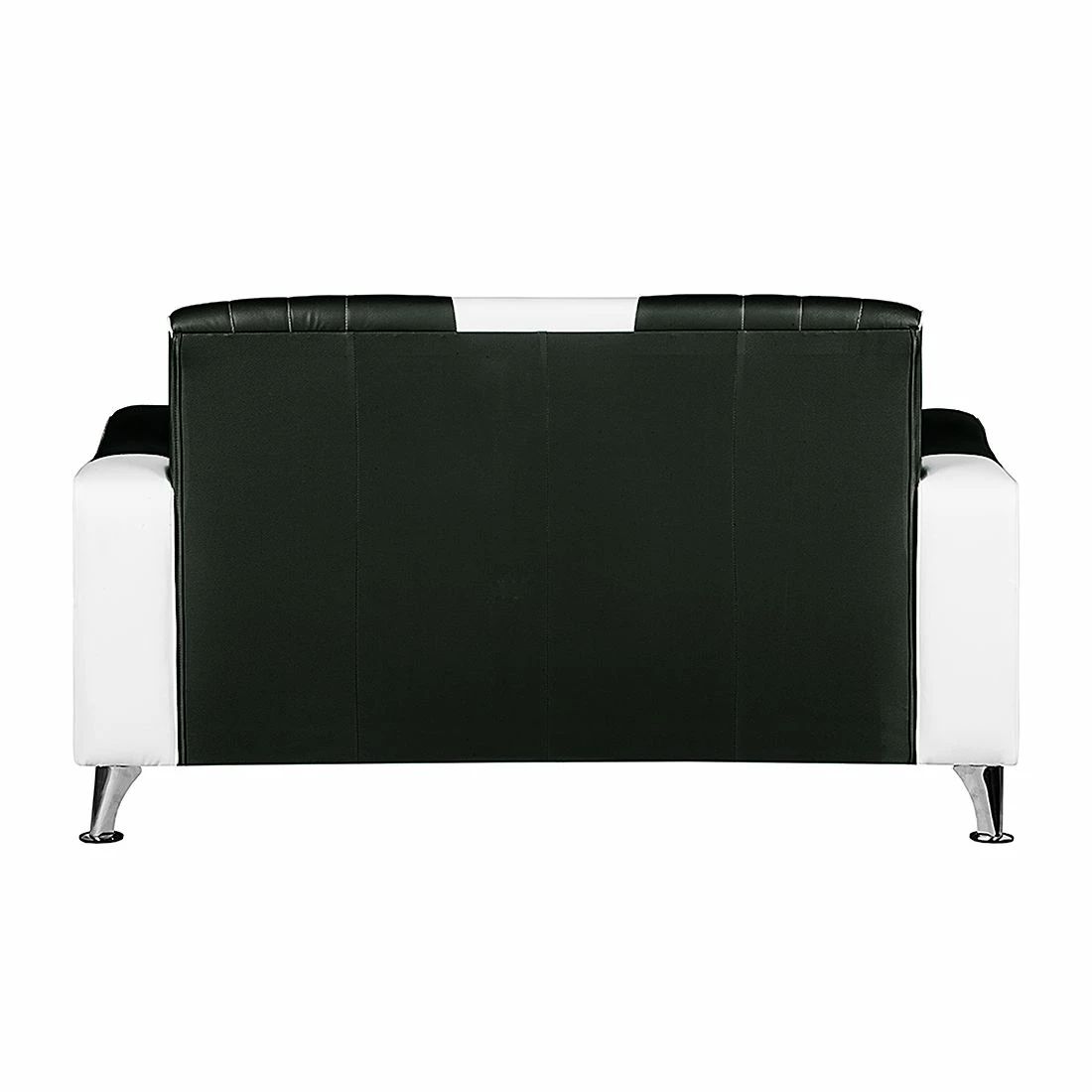 Studio Monroe Canapé panoramique Nixa (3 -2 -1) - Cuir synthétique - Blanc / Noir 10 Studio Monroe Canapé panoramique Nixa (3 -2 -1) - Cuir synthétique - Blanc / Noir – Image 8