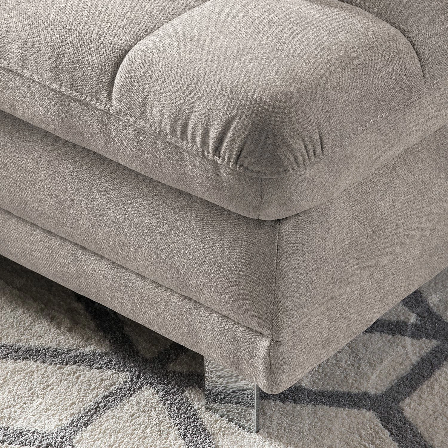 Loftscape Pouf repose-pieds Ayna - Microfibre 15 Loftscape Pouf repose-pieds Ayna - Microfibre – Image 13