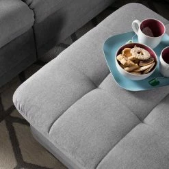 Fredriks Pouf repose-pieds Ayna - Platine 26 Fredriks Pouf repose-pieds Ayna - Platine -loftscape Boutique polsterhocker ayna microfaser platin 4947740