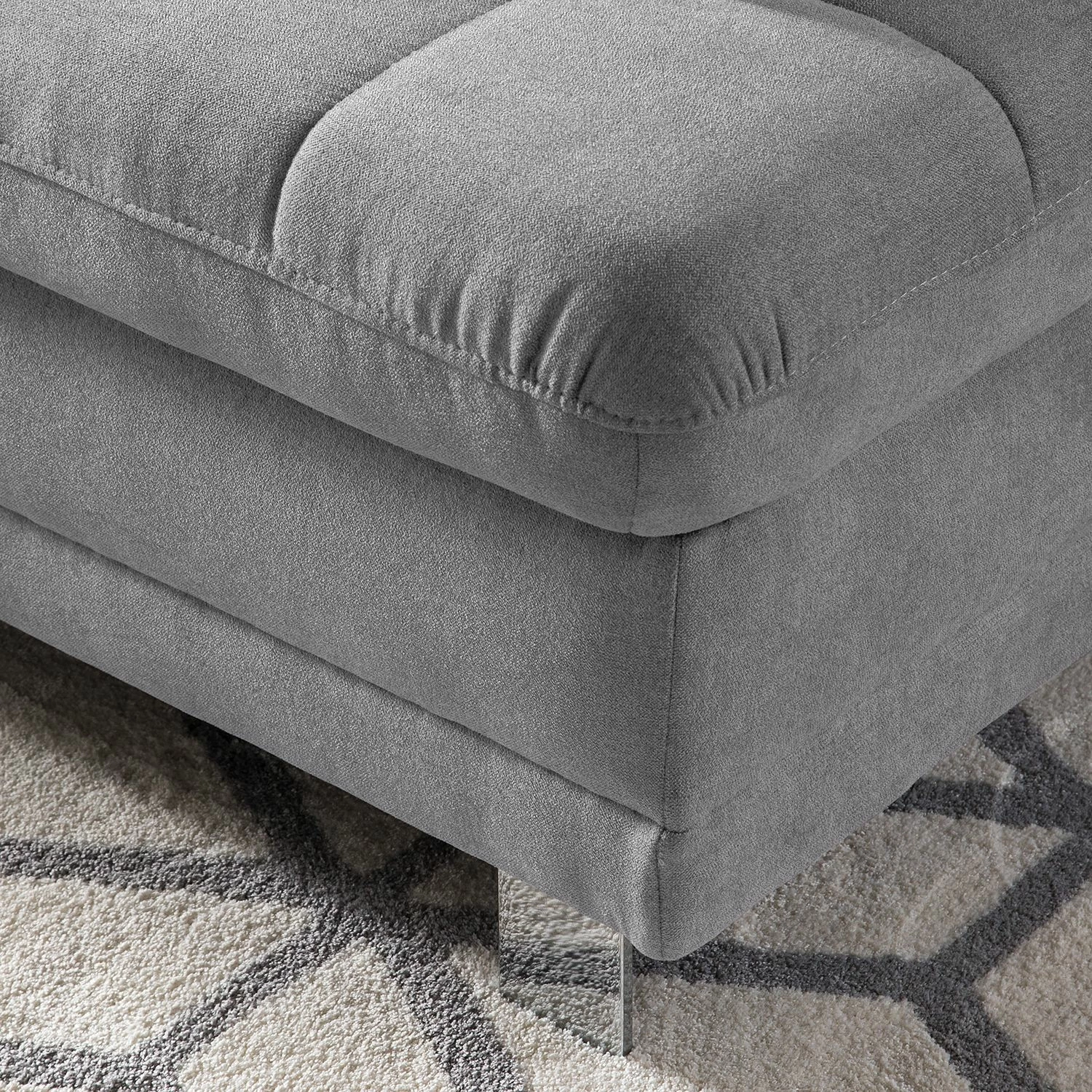 Fredriks Pouf repose-pieds Ayna - Platine 15 Fredriks Pouf repose-pieds Ayna - Platine – Image 13