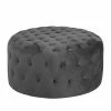Jack & Alice Pouf Bayard - Gris foncé - Largeur : 80 cm -loftscape Boutique polsterhocker bayard microfaser dunkelgrau 4730044