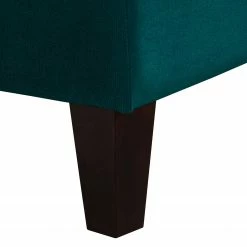 Jack & Alice Pouf repose-pieds Elnora - Turquoise -loftscape Boutique polsterhocker elnora samt tuerkis 4862376