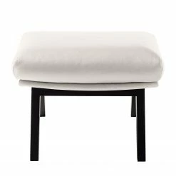 Studio Copenhagen Pouf repose-pieds Hepburn I - Cuir véritable Neka : Blanc - Noir 13 Studio Copenhagen Pouf repose-pieds Hepburn I - Cuir véritable Neka : Blanc - Noir -loftscape Boutique polsterhocker hepburn echtleder echtleder neka weiss 5025380