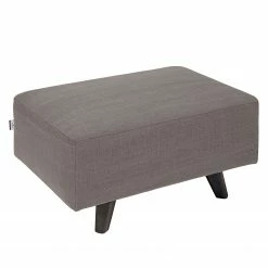 Tom Tailor Pouf repose-pieds Nordic Pure - Tissu TUS : 4 brown