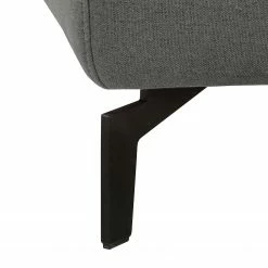 Fredriks Pouf repose-pieds Rosewood - Gris fumé -loftscape Boutique polsterhocker rosewood webstoff rauchgrau 4639968