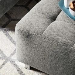 Fredriks Pouf repose-pieds Tanete - Tissu structuré 11 Fredriks Pouf repose-pieds Tanete - Tissu structuré -loftscape Boutique polsterhocker tanete strukturstoff granit 4997492