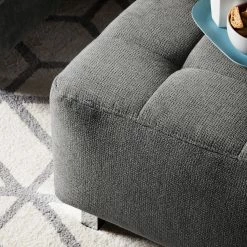 Fredriks Pouf repose-pieds Tanete - Tissu structuré 11 Fredriks Pouf repose-pieds Tanete - Tissu structuré -loftscape Boutique polsterhocker tanete strukturstoff grau 4997432