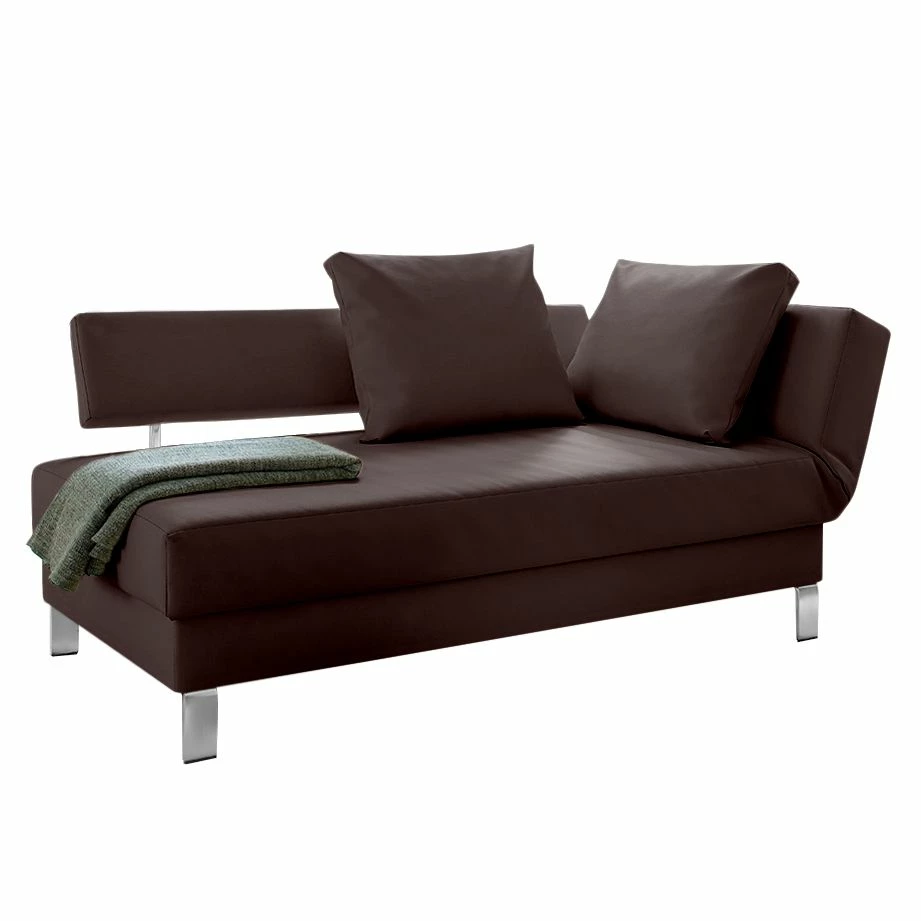 Loftscape Méridienne Athmos (convertible) - Marron chocolat - Accoudoir monté à droite (vu de face) 3 Loftscape Méridienne Athmos (convertible) - Marron chocolat - Accoudoir monté à droite (vu de face)