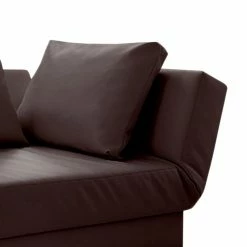 Loftscape Méridienne Athmos (convertible) - Marron chocolat - Accoudoir monté à droite (vu de face) 21 Loftscape Méridienne Athmos (convertible) - Marron chocolat - Accoudoir monté à droite (vu de face) -loftscape Boutique recamiere athmos mit schlaffunktion kunstleder armlehne davorstehend rechts schokoladenbraun 1720402