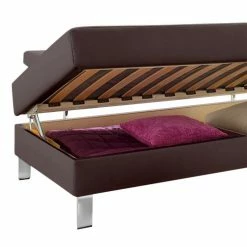 Loftscape Méridienne Athmos (convertible) - Marron chocolat - Accoudoir monté à droite (vu de face) 26 Loftscape Méridienne Athmos (convertible) - Marron chocolat - Accoudoir monté à droite (vu de face) -loftscape Boutique recamiere athmos mit schlaffunktion kunstleder armlehne davorstehend rechts schokoladenbraun 1720414