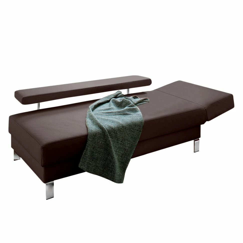 Loftscape Méridienne Athmos (convertible) - Marron chocolat - Accoudoir monté à droite (vu de face) 6 Loftscape Méridienne Athmos (convertible) - Marron chocolat - Accoudoir monté à droite (vu de face) – Image 4