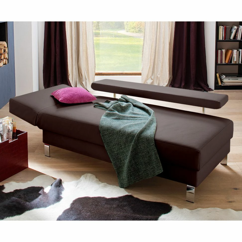 Loftscape Méridienne Athmos (convertible) - Marron chocolat - Accoudoir monté à droite (vu de face) 15 Loftscape Méridienne Athmos (convertible) - Marron chocolat - Accoudoir monté à droite (vu de face) – Image 13