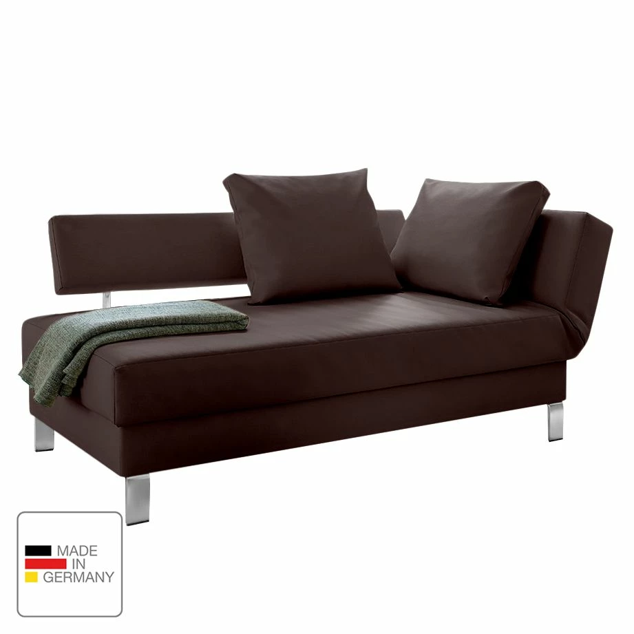 Loftscape Méridienne Athmos (convertible) - Marron chocolat - Accoudoir monté à droite (vu de face) 4 Loftscape Méridienne Athmos (convertible) - Marron chocolat - Accoudoir monté à droite (vu de face) – Image 2