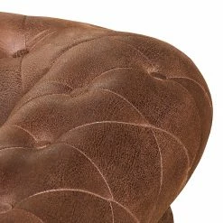 Ars manufacti Méridienne Benavente - Aspect vieux cuir marron - Accoudoir à droite (vue de face) -loftscape Boutique recamiere benavente antiklederlook braun armlehne davorstehend rechts 406256